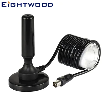 

Eightwood High Gain Digital Freeview 20 dBi Magnetic Base Antenna Aerial With TV Plug Male RF Connector for DVB-T T2 TV HDTV