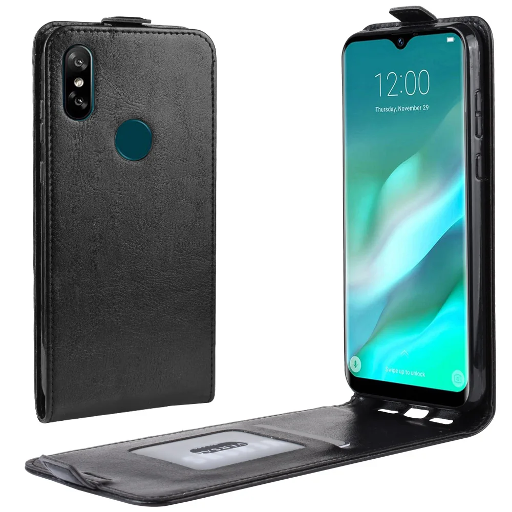 Чехол для телефона Doogee Y8 откидная задняя крышка из искусственной кожи