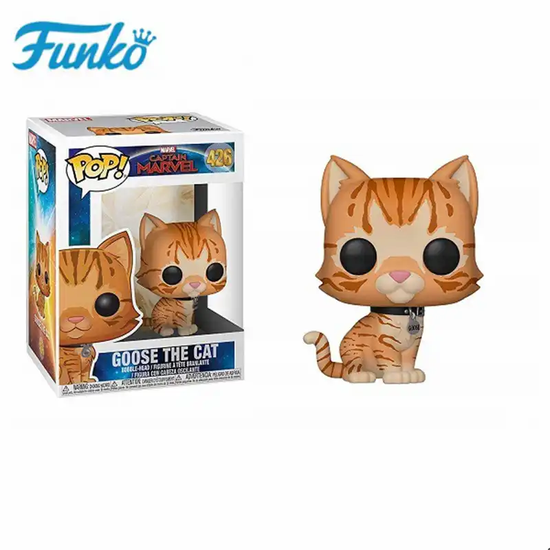 captain marvel goose the cat plush