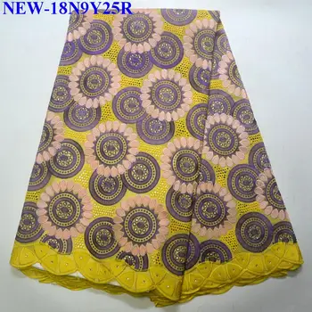 2018 Most popular High Quality Yellow 100% Swiss cotton Lace With Rhinestones Swiss Voile Lace Fabric For Evening Dress AZ014
2018 Most popular High Quality Yellow 100% Swiss cotton Lace With Rhinestones Swiss Voile Lace Fabric For Evening Dress AZ014