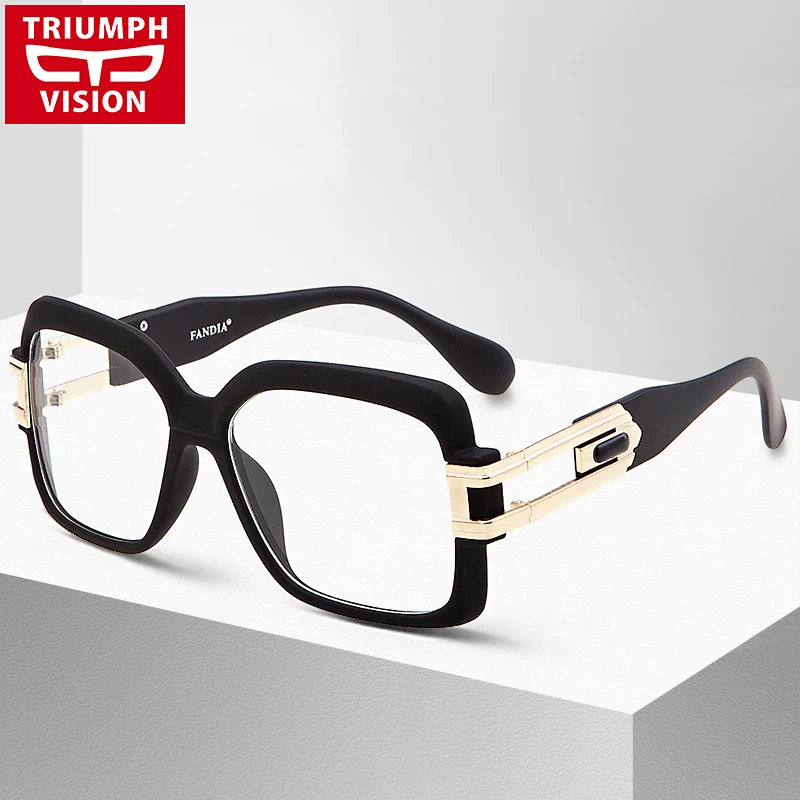 TRIUMPH VISION Clear Lens Glasses Frame Women Square Black Optical Eyewear Frames Female Cool Big Spectacle 2017 New Eyeglasses
TRIUMPH VISION Clear Lens Glasses Frame Women Square Black Optical Eyewear Frames Female Cool Big Spectacle 2017 New Eyeglasses