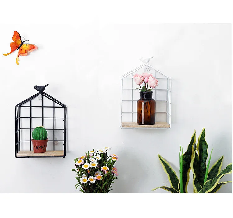 1PC Bird Cage House Iron Craft Wall Shelf Metal Hanging Storage Flower Racks Plant Pot Wall holder Decorative Wall Shelf JL 249
1PC Bird Cage House Iron Craft Wall Shelf Metal Hanging Storage Flower Racks Plant Pot Wall holder Decorative Wall Shelf JL 249