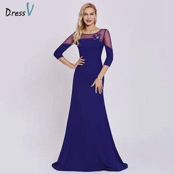 Dressv blue evening dress cheap a line 3/4 sleeves scoop neck sweep train bowknot wedding party formal evening dresses
Dressv blue evening dress cheap a line 3/4 sleeves scoop neck sweep train bowknot wedding party formal evening dresses
