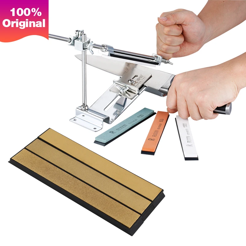 New update iron steel knife sharpener Professional Kitchen Knife Sharpener Sharpening Fix Fixed Angle with stonesRUIXIN PRO III
New update iron steel knife sharpener Professional Kitchen Knife Sharpener Sharpening Fix Fixed Angle with stonesRUIXIN PRO III
