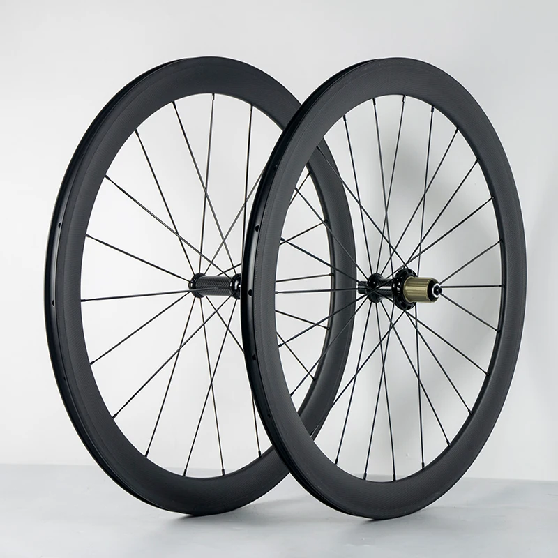 

Ultra Light 700C 38mm 50mm 60mm 88mm Clincher Tubular Road Bike Carbon Wheels 20.5mm/23mm Width Bicycle Wheelset