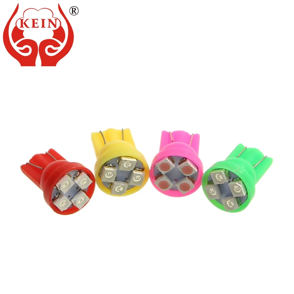 KEIN 10pcs T10 LED Car bulb W5W 3528 4smd auto 168 194 Reading Pathway Door Interior Lights License Plate Lamp Vehicle white 12V
KEIN 10pcs T10 LED Car bulb W5W 3528 4smd auto 168 194 Reading Pathway Door Interior Lights License Plate Lamp Vehicle white 12V