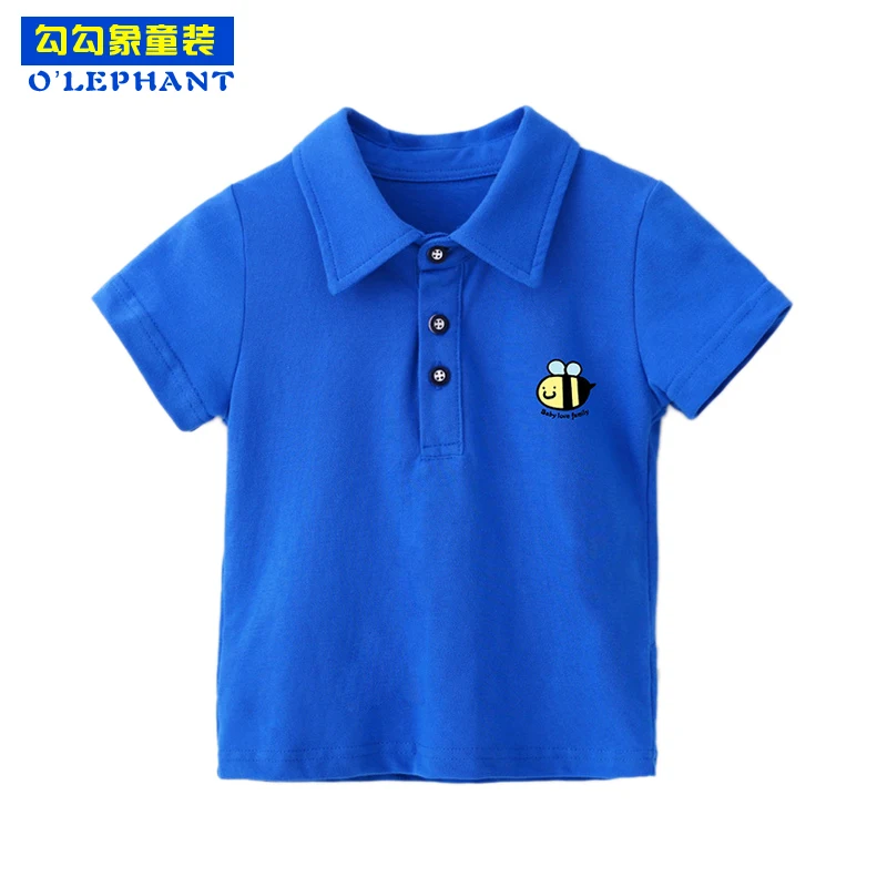 Cotton Turn-collar POLO shirts for boys Cartoon adorable bee print baby boy shirts Summer kids tops Breathable Children clothing
Cotton Turn-collar POLO shirts for boys Cartoon adorable bee print baby boy shirts Summer kids tops Breathable Children clothing