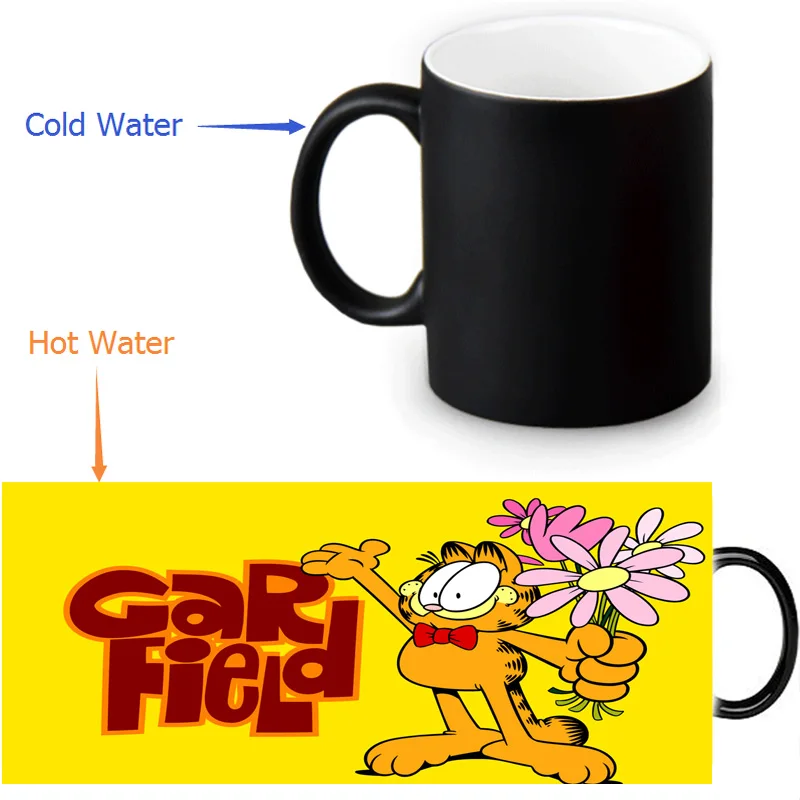 Garfield Heat Reveal Mug color change coffee Mug 12 OZ/350ml sensitive morphing mugs
Garfield Heat Reveal Mug color change coffee Mug 12 OZ/350ml sensitive morphing mugs