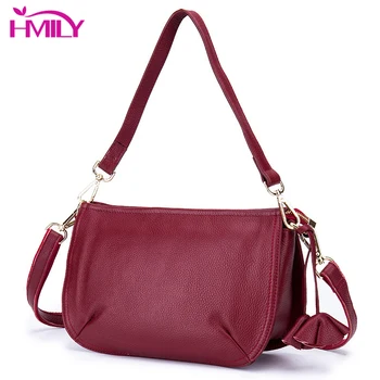 HMILY Leisure Women Handbags 100% Genuine Leather Female Shoulder Messenger Bag Ladies Crossbody Bag Casual Mother Bag
HMILY Leisure Women Handbags 100% Genuine Leather Female Shoulder Messenger Bag Ladies Crossbody Bag Casual Mother Bag