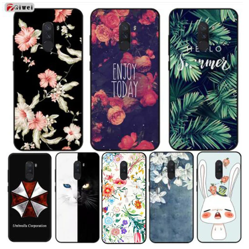 Silicone Case For Xiaomi Poco F1 Case Silicon Floral Print Soft TPU Cover For Funda Xiaomi Pocophone F1 Cases Cat Rabbit Coque
Silicone Case For Xiaomi Poco F1 Case Silicon Floral Print Soft TPU Cover For Funda Xiaomi Pocophone F1 Cases Cat Rabbit Coque