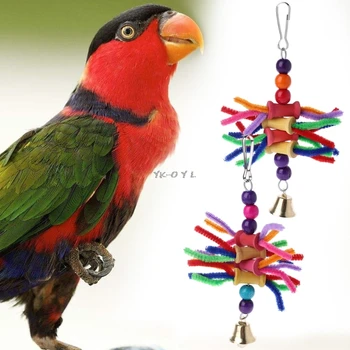 Parrot Chew Toys Multicolor Bird Parrot Bite String Toys Swing Cage Accessories Climb Chew Toys
Parrot Chew Toys Multicolor Bird Parrot Bite String Toys Swing Cage Accessories Climb Chew Toys