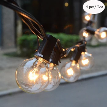 4x25Ft G40 Vintage Globe String Lights Outdoor Chritmas Bulb Fairy Light String Wedding Garden Patio Party Decoration EU/US Plug 
4x25Ft G40 Vintage Globe String Lights Outdoor Chritmas Bulb Fairy Light String Wedding Garden Patio Party Decoration EU/US Plug