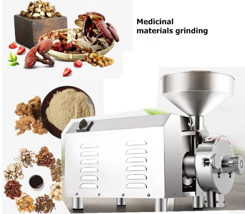 Grain Grinder Ultra Fine Medicine 1.5kw Stainless Steel Grinding Machine For Spices/Corn/Soy Bean Crusher Kitchen Powder Machine
Grain Grinder Ultra Fine Medicine 1.5kw Stainless Steel Grinding Machine For Spices/Corn/Soy Bean Crusher Kitchen Powder Machine