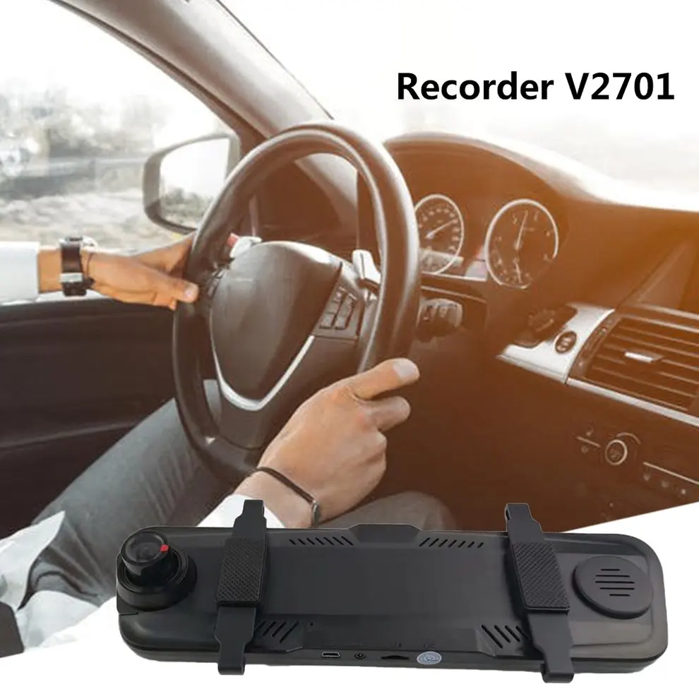 V2701 DVR Video Recorder Dash Cam Rearview Mirror Car Camera Waterproof Rear View Camera G-Sensor
V2701 DVR Video Recorder Dash Cam Rearview Mirror Car Camera Waterproof Rear View Camera G-Sensor