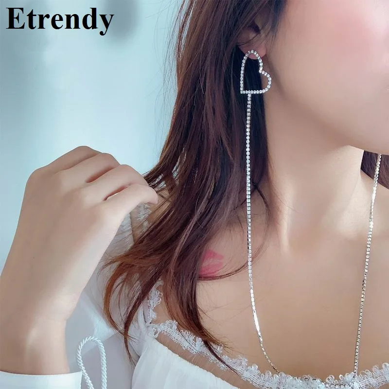 2019 Heart Long Earrings For Women Personality Hanging Earings Korean Style Fashion Jewelry Statement Bijoux Multi-Function
2019 Heart Long Earrings For Women Personality Hanging Earings Korean Style Fashion Jewelry Statement Bijoux Multi-Function