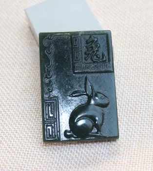 Xinjiang hetian jade Zodiac rabbit mammon natural male style jade pendant
Xinjiang hetian jade Zodiac rabbit mammon natural male style jade pendant