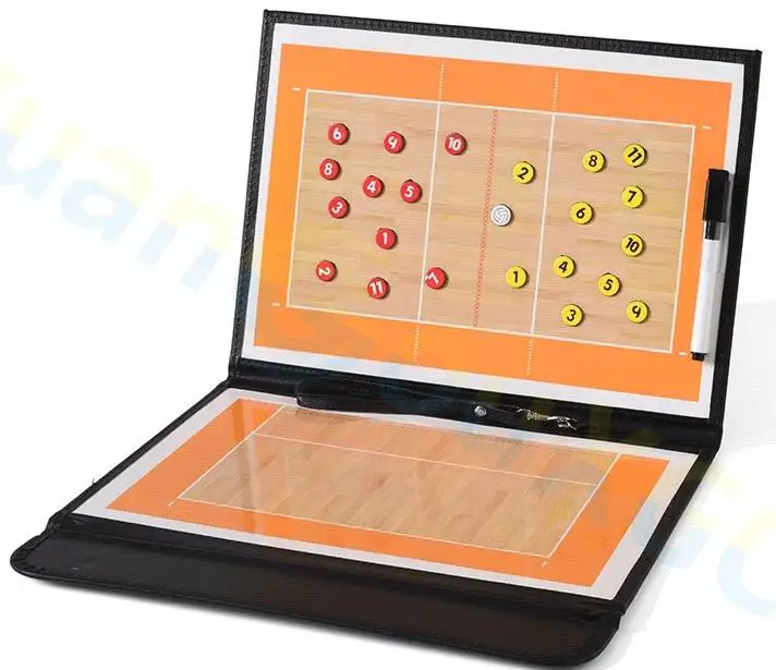 3pcs volleyball Coach Match Training Tactical Plate Coaching Board Kits Magnetic Chess Pieces Foldable Coach Board PU Cover
3pcs volleyball Coach Match Training Tactical Plate Coaching Board Kits Magnetic Chess Pieces Foldable Coach Board PU Cover