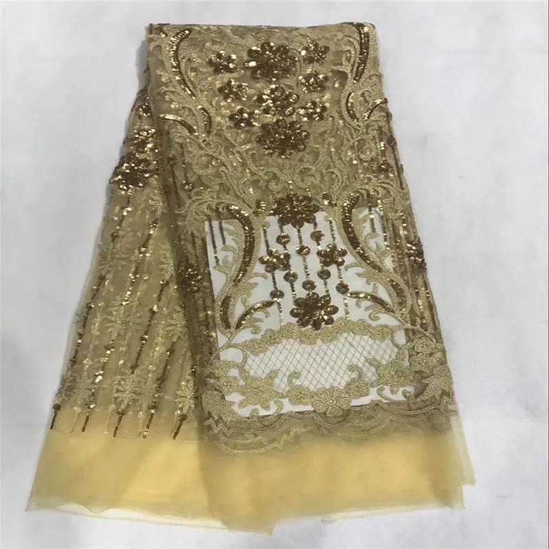 Top selling! 2018 Nigeria French yellow Sequins Lace Fabric,High Quality African Tulle Lace Fabric with Sequins For Wedding
Top selling! 2018 Nigeria French yellow Sequins Lace Fabric,High Quality African Tulle Lace Fabric with Sequins For Wedding