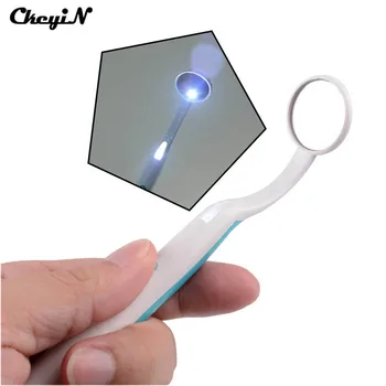 CkeyiN Handle Dental Mirror Inspect Instrument Auto Dentist Oral Super Bright LED Anti-fog Mouth Mirror Illuminated Tooth Care35
CkeyiN Handle Dental Mirror Inspect Instrument Auto Dentist Oral Super Bright LED Anti-fog Mouth Mirror Illuminated Tooth Care35