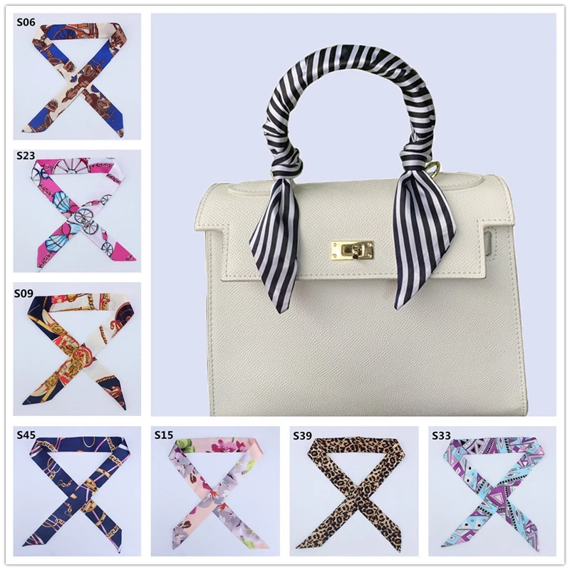 On-Sale 2019 New Arrivals Bag Scarf Print Satin Scarf Women Small Bag Ribbon Fashion Female Hair Ribbons Fashion Handbag Scarves
On-Sale 2019 New Arrivals Bag Scarf Print Satin Scarf Women Small Bag Ribbon Fashion Female Hair Ribbons Fashion Handbag Scarves