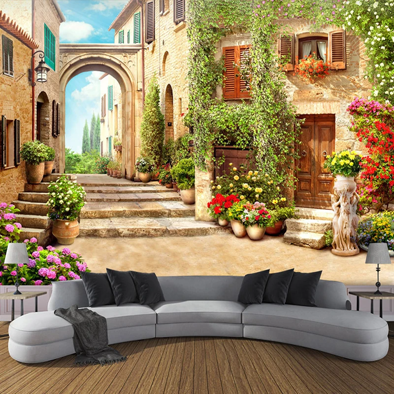 Custom Wall Mural Wallpaper European Town Street View 3D Stereo Space Living Room Backdrop Decorative Paintings Photo Wallpaper
Custom Wall Mural Wallpaper European Town Street View 3D Stereo Space Living Room Backdrop Decorative Paintings Photo Wallpaper