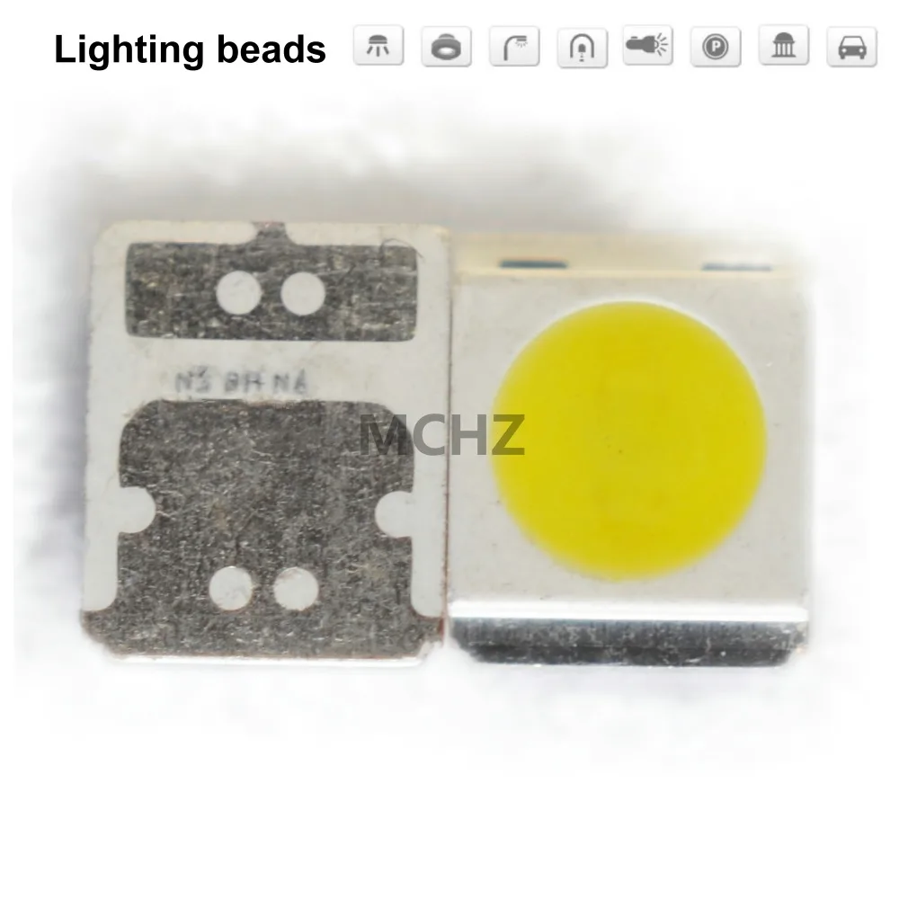 500pcs/LOT SMD LED SEOUL 3030 Chip 1W 2W 3V 350MA-700MA White warm cold 135LM-220LM | Освещение