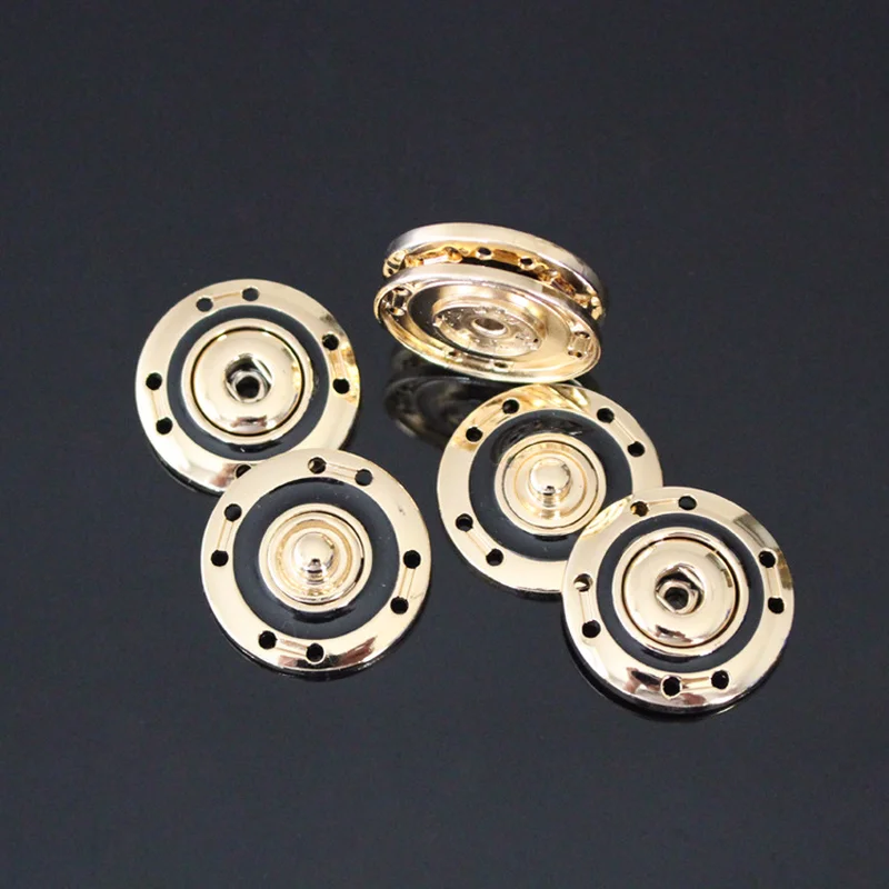 20 Pcs High Grade Metal Snap Button Gold Plating Multi-usage Round Buttons for Down Coat Duffle Jacket Repairing Sewing Buttons
20 Pcs High Grade Metal Snap Button Gold Plating Multi-usage Round Buttons for Down Coat Duffle Jacket Repairing Sewing Buttons