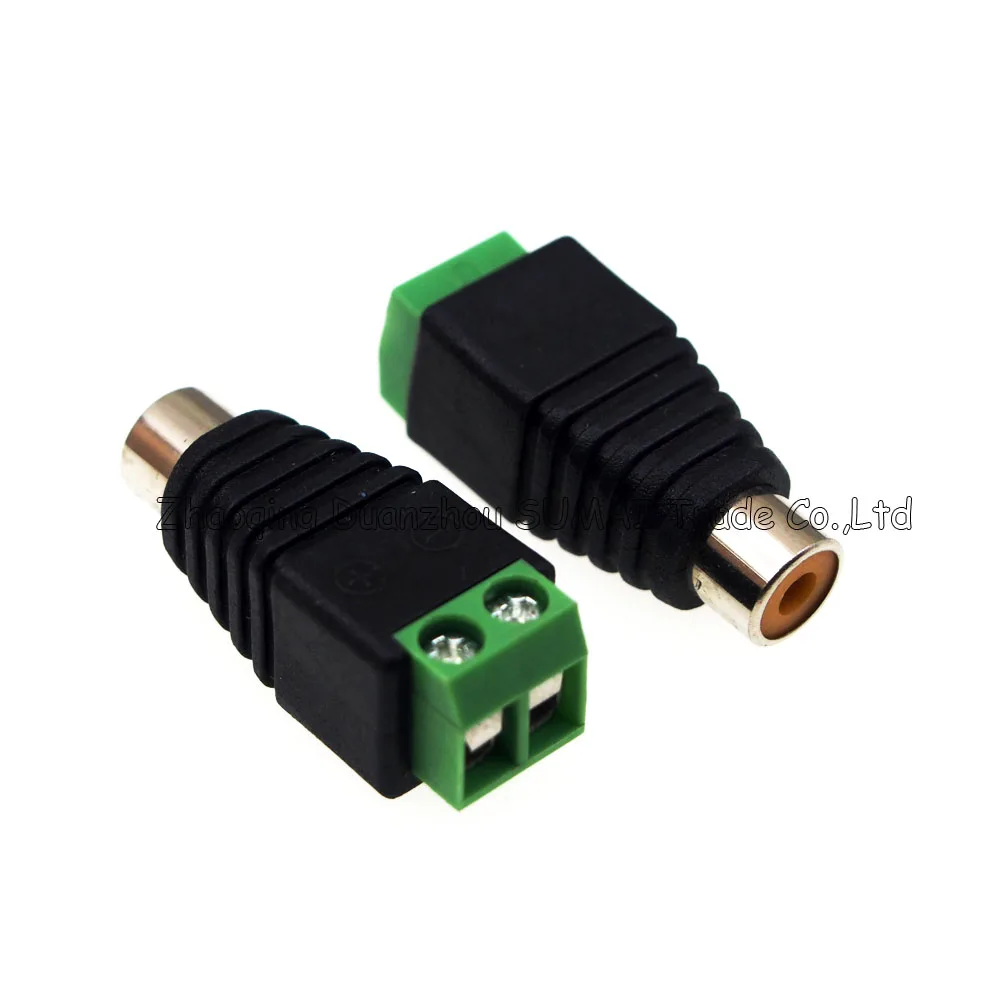 Good RCA female power Jack adapter Connector Plug,AV monitor audio plug,DC to RCA Solderless plug
Good RCA female power Jack adapter Connector Plug,AV monitor audio plug,DC to RCA Solderless plug