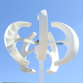 FLTXNY 12V 24V Wind Turbines Generator Lantern 5 Blades Motor Kit Vertical Axis For Home Hybrids Streetlight Electromagnetic
FLTXNY 12V 24V Wind Turbines Generator Lantern 5 Blades Motor Kit Vertical Axis For Home Hybrids Streetlight Electromagnetic