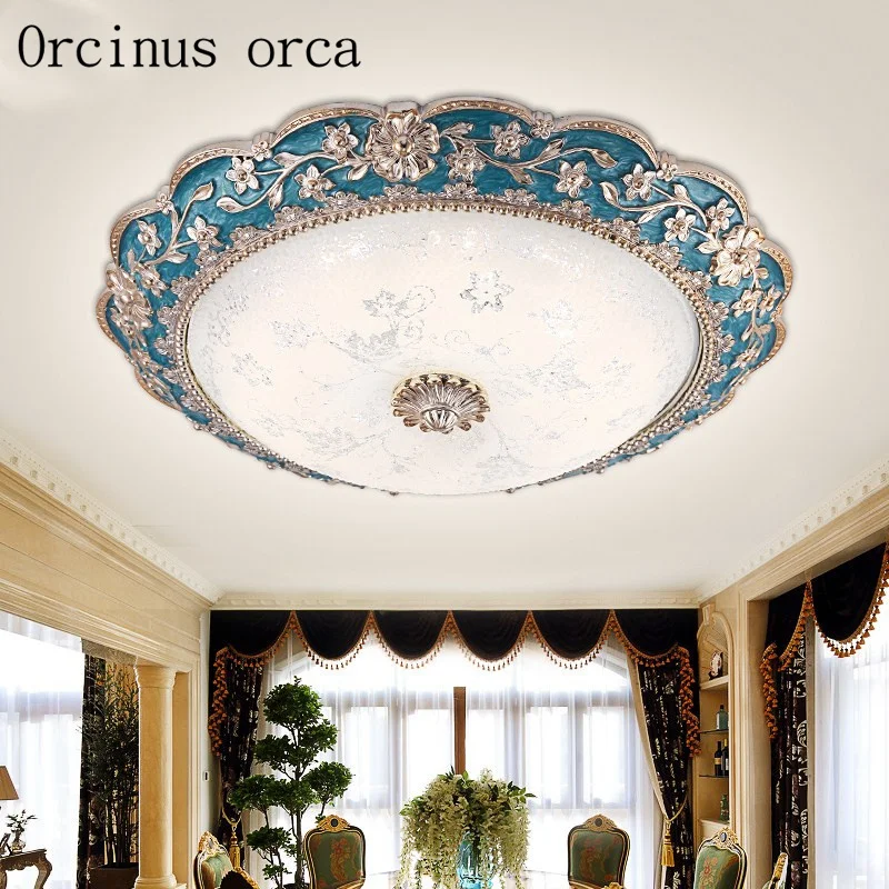 Mediterranean Garden carved blue ceiling lamp living room restaurant bedroom European retro round led glass ceiling light
Mediterranean Garden carved blue ceiling lamp living room restaurant bedroom European retro round led glass ceiling light