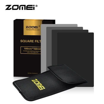 Zomei Original 150*100mm Square Neutral Density Filter Kit ND2 + ND4 + ND8 + ND16 Full Color Grey ND Filter for Cokin Z-Pro
Zomei Original 150*100mm Square Neutral Density Filter Kit ND2 + ND4 + ND8 + ND16 Full Color Grey ND Filter for Cokin Z-Pro