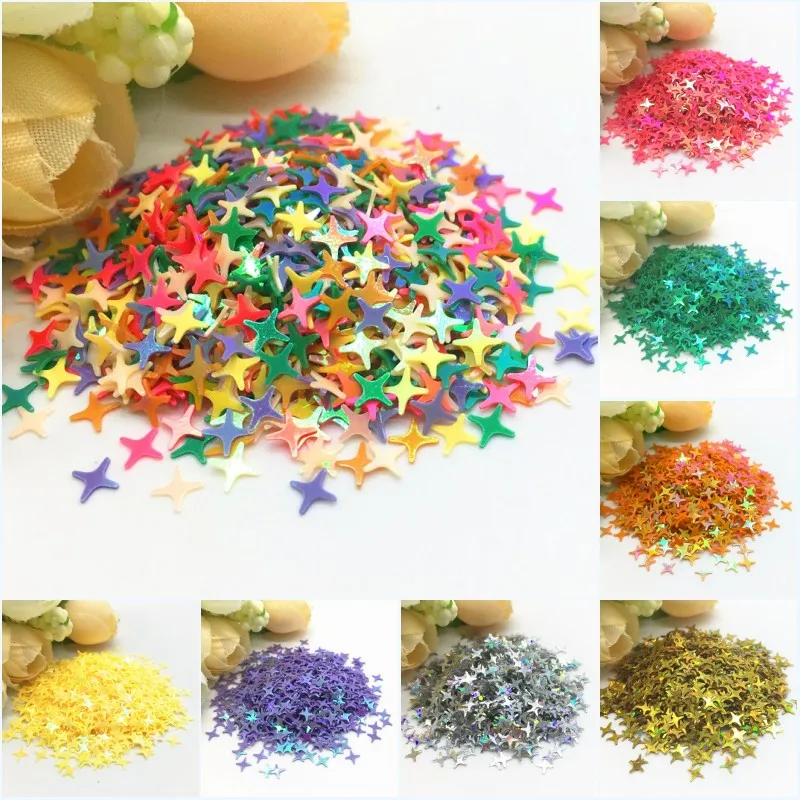 Paillettes 4mm Brilliant Glitter Nail Art Cross Star PVC Loose Sequins for Wedding Confettis Scrapbook DIY Kid Accessory 20g
Paillettes 4mm Brilliant Glitter Nail Art Cross Star PVC Loose Sequins for Wedding Confettis Scrapbook DIY Kid Accessory 20g