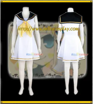 65% cotton+35% polyester Vocaloid 2 Cosplay costume Kagamine Rin Dress H008
65% cotton+35% polyester Vocaloid 2 Cosplay costume Kagamine Rin Dress H008