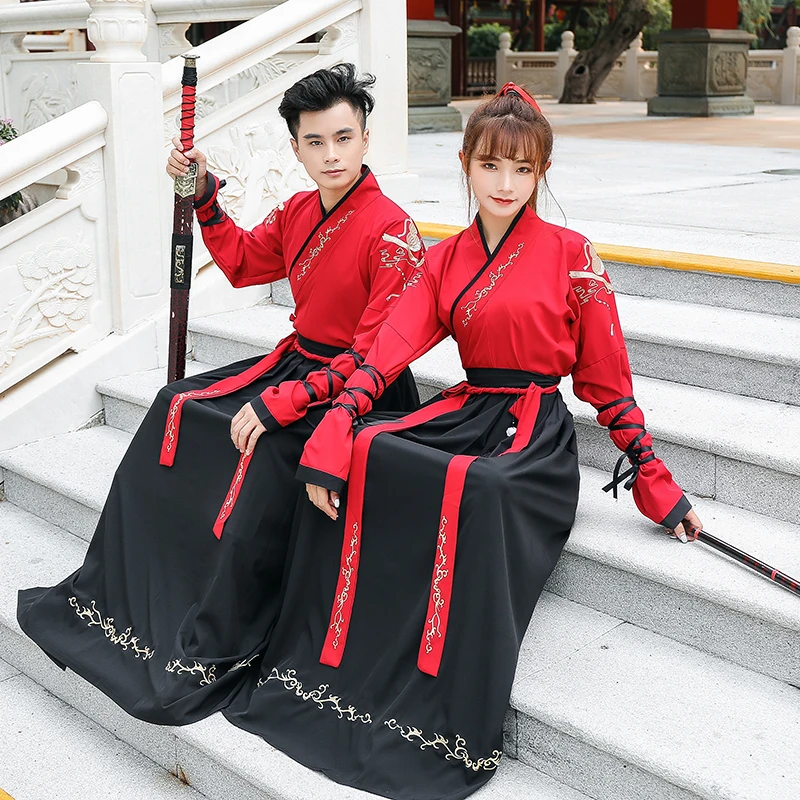 Chinese Traditional Dance Costume for Women Men Swordsman Stage Cosplay Clothing Ancient Hanfu Outfit Lady Tang Dynasty Wear 90
Chinese Traditional Dance Costume for Women Men Swordsman Stage Cosplay Clothing Ancient Hanfu Outfit Lady Tang Dynasty Wear 90