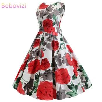 Bebovizi 2019 Summer New Women Dress Flower Print Sexy Elegant Casual Office Vestidos Vintage Plus Size Party Bandage Dresses
Bebovizi 2019 Summer New Women Dress Flower Print Sexy Elegant Casual Office Vestidos Vintage Plus Size Party Bandage Dresses