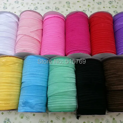 Solid Color Fold Over Elastic Ribbon- Most colors 100 yards Roll 10 rolls/lot free DHL shipping hairbow accessory
Solid Color Fold Over Elastic Ribbon- Most colors 100 yards Roll 10 rolls/lot free DHL shipping hairbow accessory