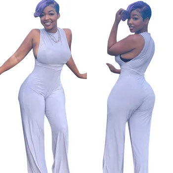 Spring Summer Women Jumpsuit Bodycon Playsuit Bodysuit Overalls Rompers Plus Size Solid Sleeveless Casual Jumpsuits
Spring Summer Women Jumpsuit Bodycon Playsuit Bodysuit Overalls Rompers Plus Size Solid Sleeveless Casual Jumpsuits