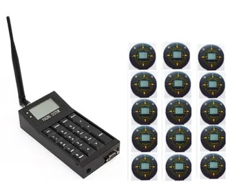 Free shipping! Coaster pager, 1pc POCSAG keypad transmitter, 15pcs text message pager, guest paging system, queue wireless call
Free shipping! Coaster pager, 1pc POCSAG keypad transmitter, 15pcs text message pager, guest paging system, queue wireless call