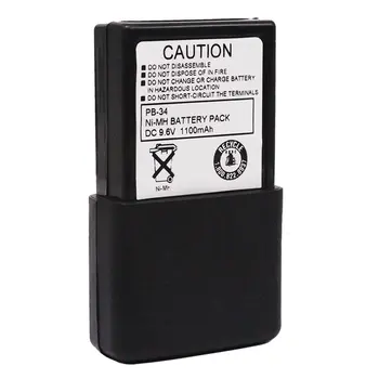 PB-34 PB-34H 9.6V 1100mAh Ni-Mh Battery Compatible for Kenwood Two Way Radio TH-22 TH-22A TH-22AT TH-22E TH-24 TH-42
PB-34 PB-34H 9.6V 1100mAh Ni-Mh Battery Compatible for Kenwood Two Way Radio TH-22 TH-22A TH-22AT TH-22E TH-24 TH-42