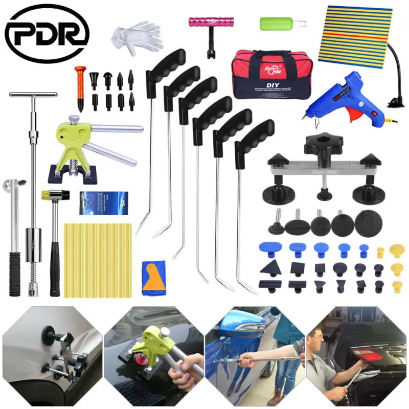 PDR Tools Paintless Dent Repair PDR Rods Hail Lifter Slide Hammer Puller Hammer Kits
PDR Tools Paintless Dent Repair PDR Rods Hail Lifter Slide Hammer Puller Hammer Kits