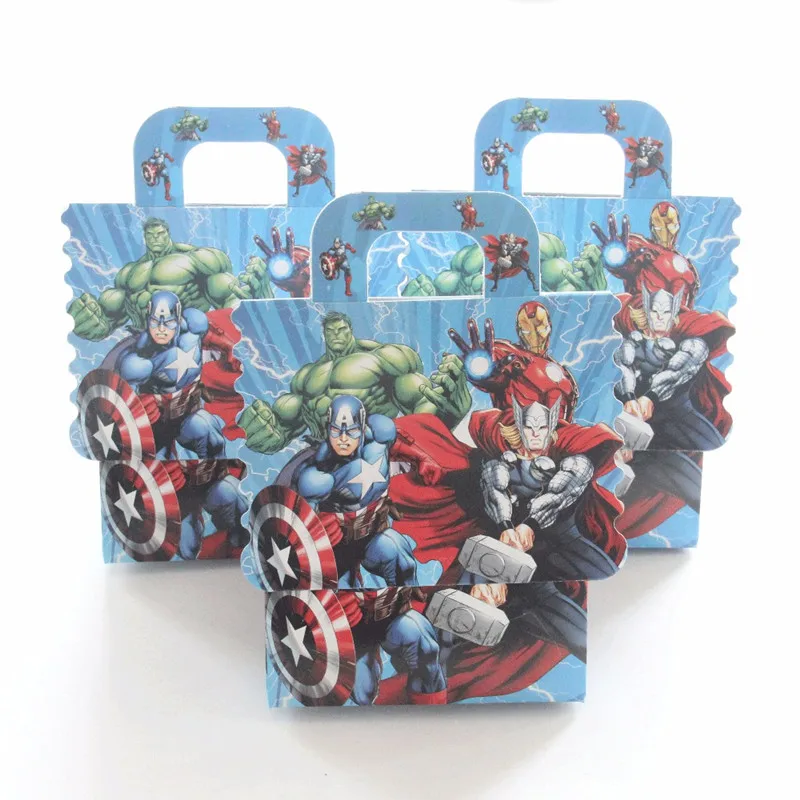 6pcs Big Super Hero Avengers Superman Batman Candy Box Popcorn Box Favor Box Birthday Party Decorations kids Party supplies
6pcs Big Super Hero Avengers Superman Batman Candy Box Popcorn Box Favor Box Birthday Party Decorations kids Party supplies