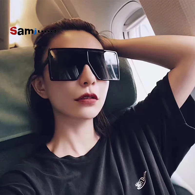 Samjune Oversized Sunglasses Women Big Frame Square Sun Glasses Men Brand Designer 2018 New Vintage Gradient Shades Eyewear
Samjune Oversized Sunglasses Women Big Frame Square Sun Glasses Men Brand Designer 2018 New Vintage Gradient Shades Eyewear