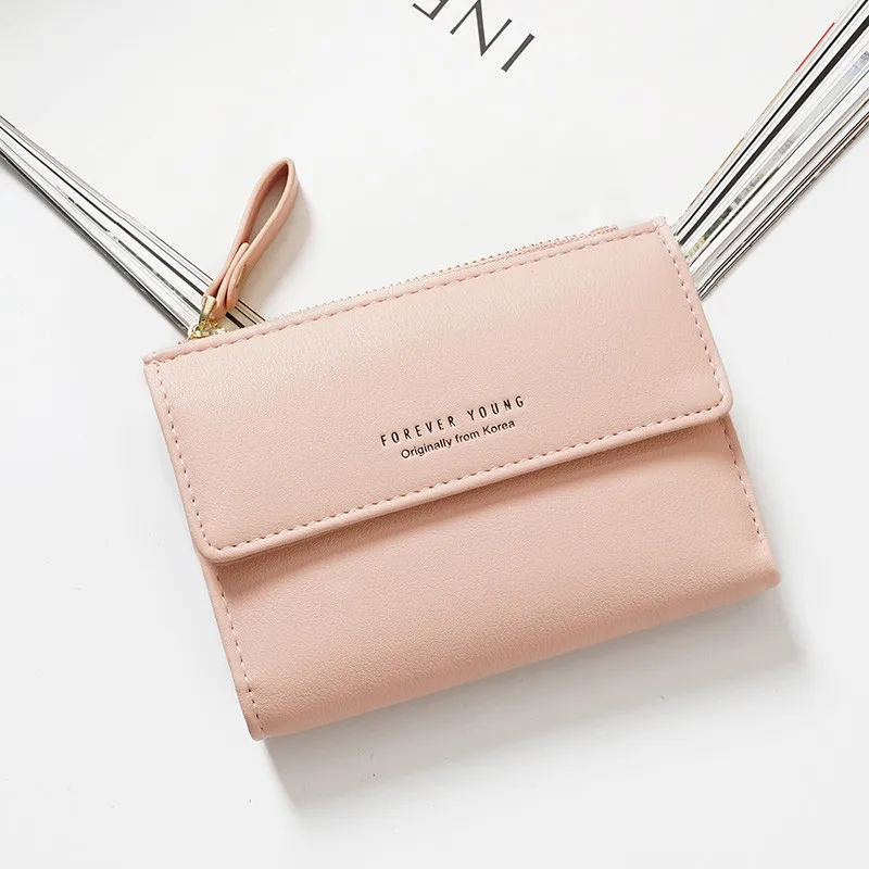 Women Pure Color Leather Wallet Small Zipper Multi Card Position Leather Coin Purse Card Holder Monederos Para Mujer Monedas
Women Pure Color Leather Wallet Small Zipper Multi Card Position Leather Coin Purse Card Holder Monederos Para Mujer Monedas