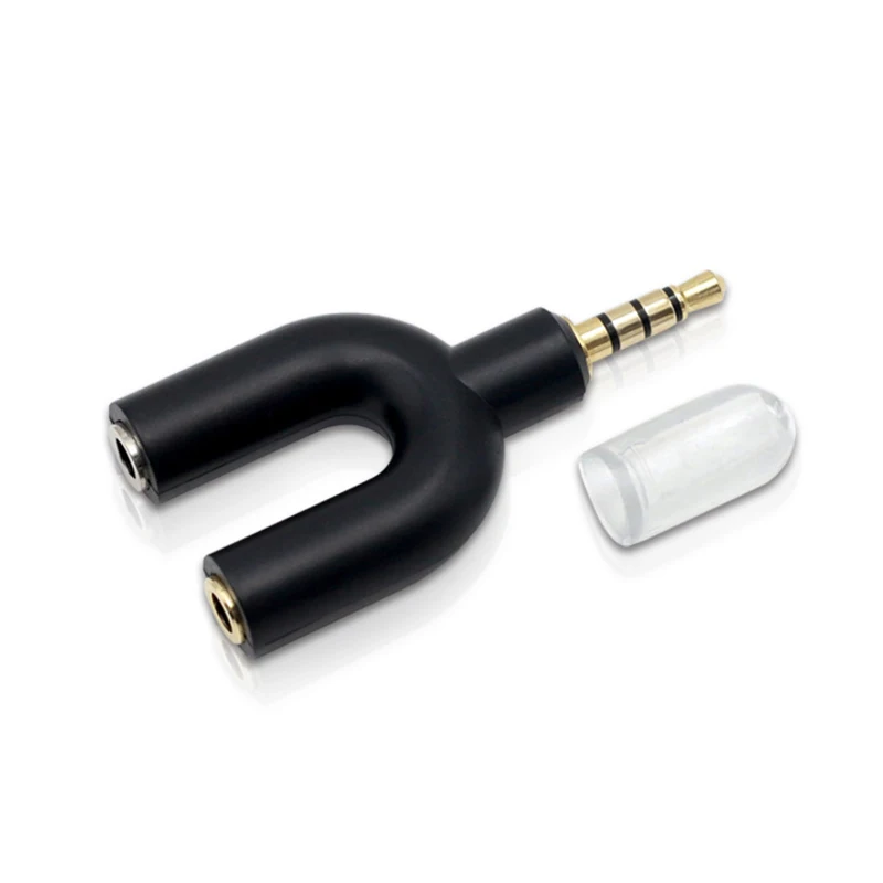 ITUF U Type Adapter Dual 3.5 MM Headphone Plug Audio Cables Splitter Microphone 2 in 1 Swivel Connector For Speaker Microphone
ITUF U Type Adapter Dual 3.5 MM Headphone Plug Audio Cables Splitter Microphone 2 in 1 Swivel Connector For Speaker Microphone