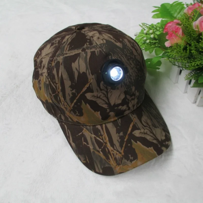 Bionic Camouflage 5 Leds LED Light Hunting Fishing Caps Sports Baseball Caps Hats Free Size Fishing Accessories
Bionic Camouflage 5 Leds LED Light Hunting Fishing Caps Sports Baseball Caps Hats Free Size Fishing Accessories