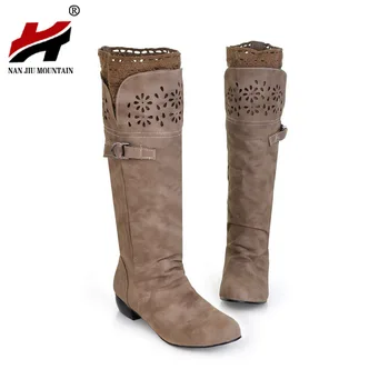 NAN JIU MOUNTAIN Shoes Woman Autumn And Winter High Boots Single Boots Hollow Lace Women's Boots Flat Shoes Women Baleriny
NAN JIU MOUNTAIN Shoes Woman Autumn And Winter High Boots Single Boots Hollow Lace Women's Boots Flat Shoes Women Baleriny