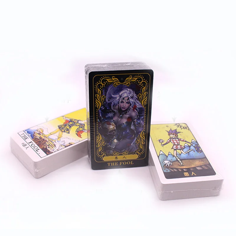 78 PCS/Set Cards Mysterious/Constellation/Collection Tarot Board Game Chinese/English Edition Paper/Waterproof Cards Game
78 PCS/Set Cards Mysterious/Constellation/Collection Tarot Board Game Chinese/English Edition Paper/Waterproof Cards Game