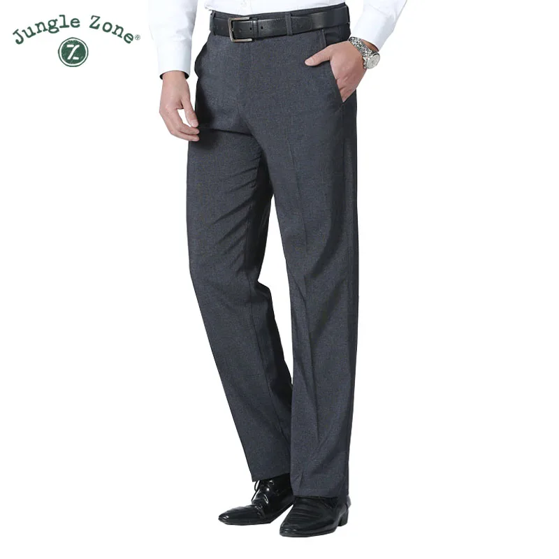 JUNGLE ZONE Men's pants Summer Business men formal suit pants wedding bridegroom trousers menclothing suit trousers pure color
JUNGLE ZONE Men's pants Summer Business men formal suit pants wedding bridegroom trousers menclothing suit trousers pure color