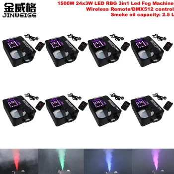 Free Shipping 8pcs/Lot 24x3w RGB LED Fog Machine/Smoke Machine/Wireless Remote DMX512 Control Fogger Stage Effect Light
Free Shipping 8pcs/Lot 24x3w RGB LED Fog Machine/Smoke Machine/Wireless Remote DMX512 Control Fogger Stage Effect Light
