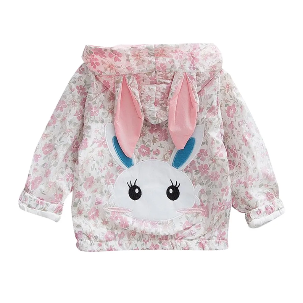 Baby Girls Boys Rabbit Pockets Floral Long Ear Hooded Zipper Windproof Coat Tops 2018 Chemise pour enfants#g10
Baby Girls Boys Rabbit Pockets Floral Long Ear Hooded Zipper Windproof Coat Tops 2018 Chemise pour enfants#g10